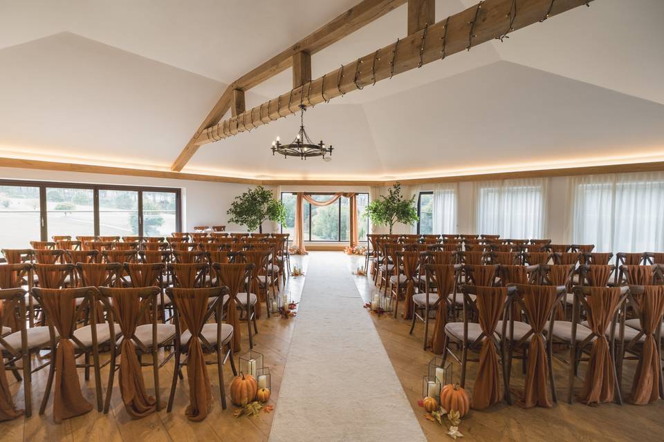 Autumnal Wedding Ceremony