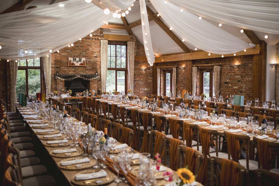 Autumnal Wedding Breakfast