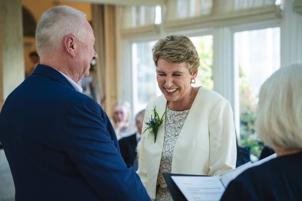 Wedding day celebration