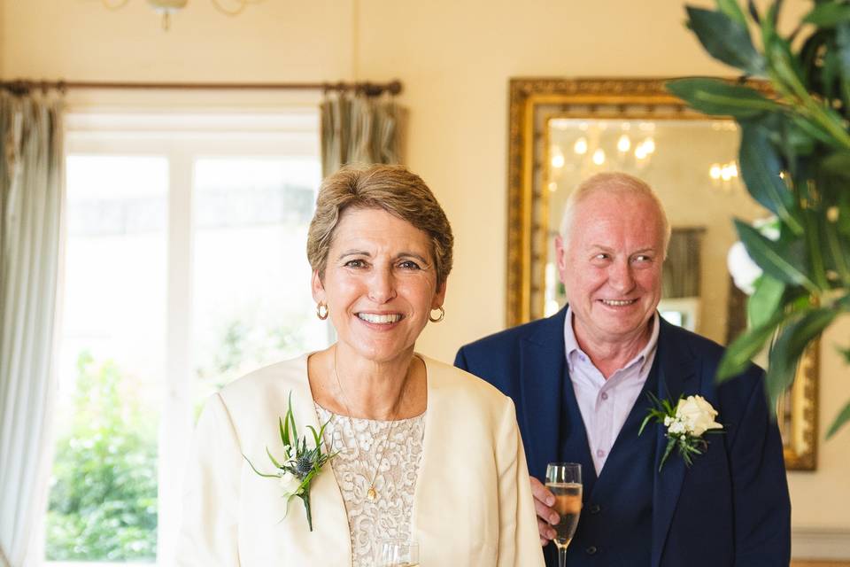 Wedding day celebration