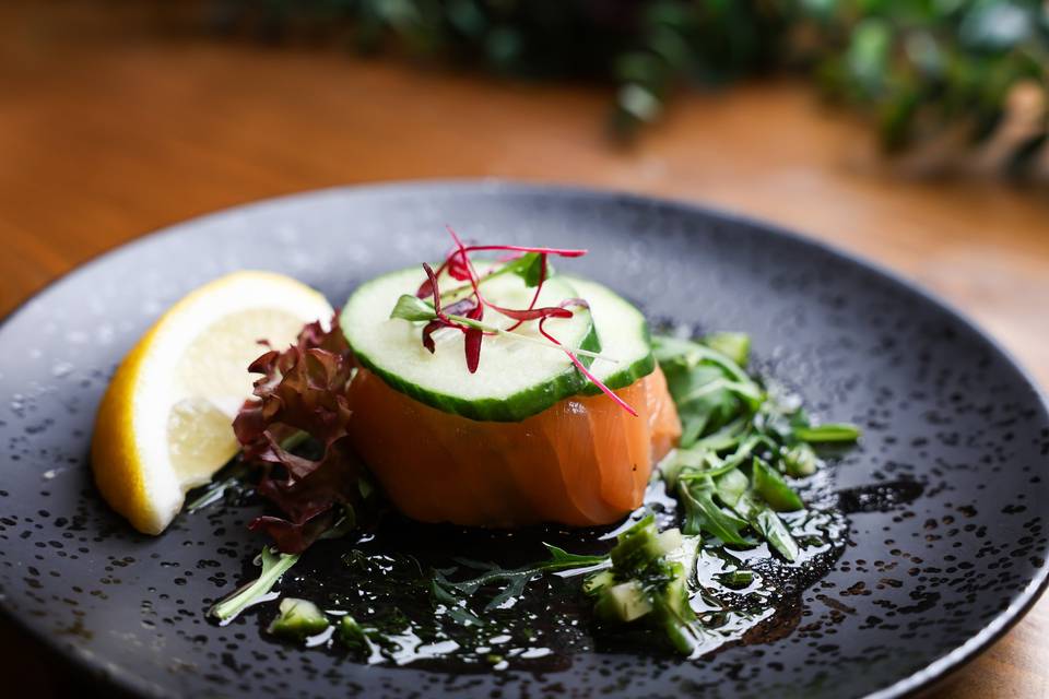 Salmon & White Crab Terrine