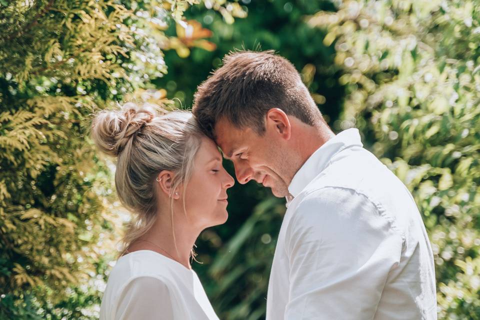 Wedding day celebration