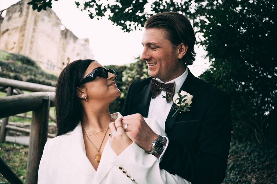 Wedding day celebration