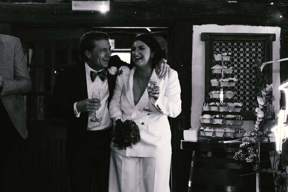 Wedding day celebration