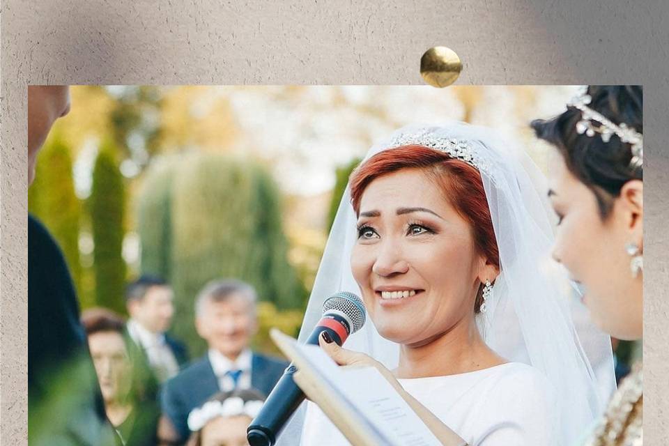 Bilingual Wedding Celebrant Evgeniya Preimane