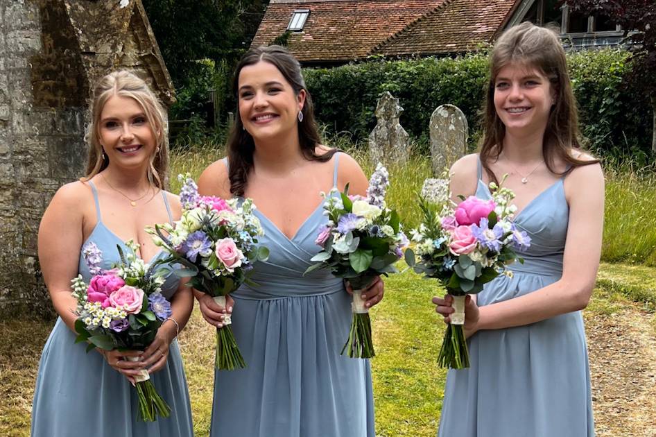 Bridesmaids flowers