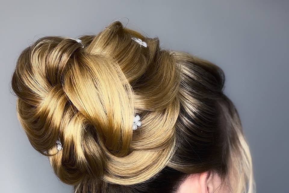 Classic bridal updo