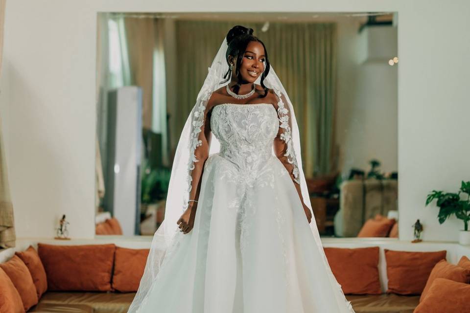 Bespoke wedding dress