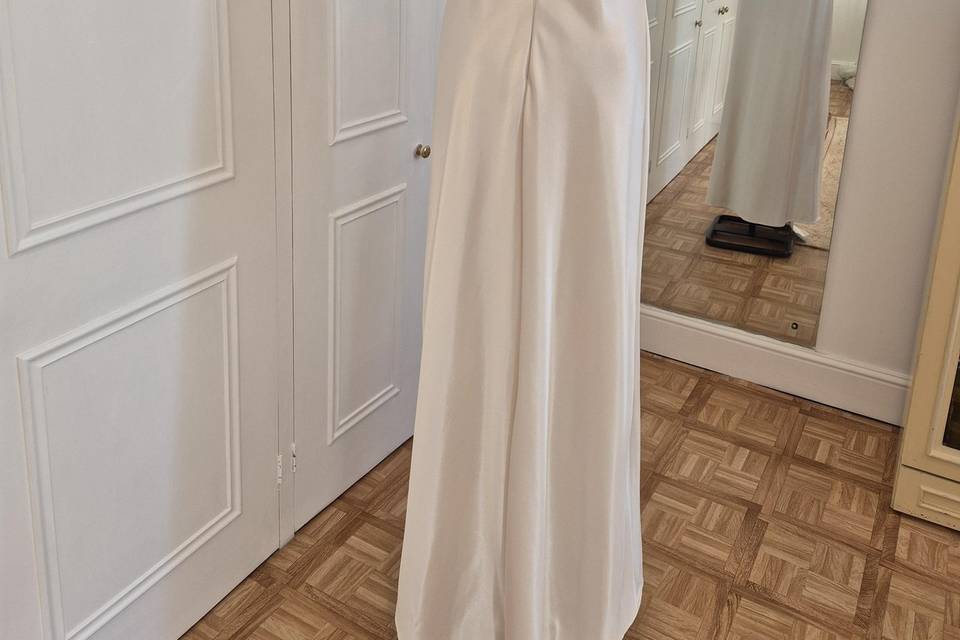 Vintage Sheath ivory dress