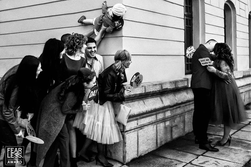 Romanian civil wedding