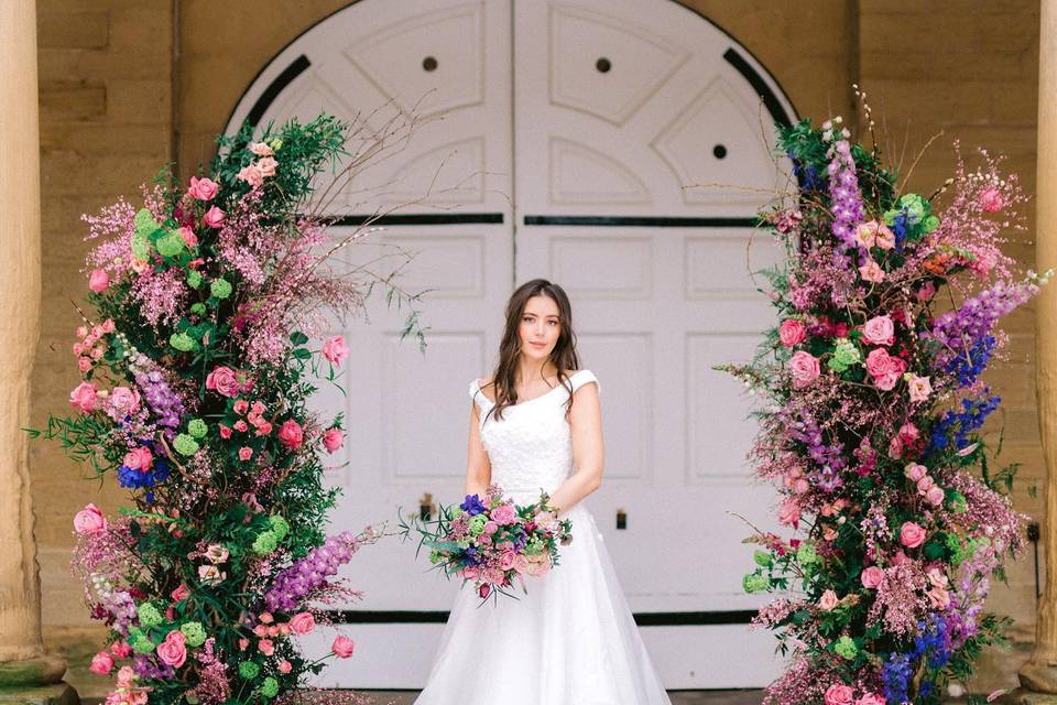 Floral columns