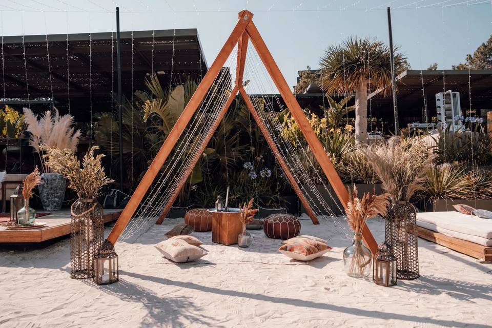 Beach wedding Decor