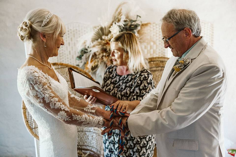 Handfasting ceremony