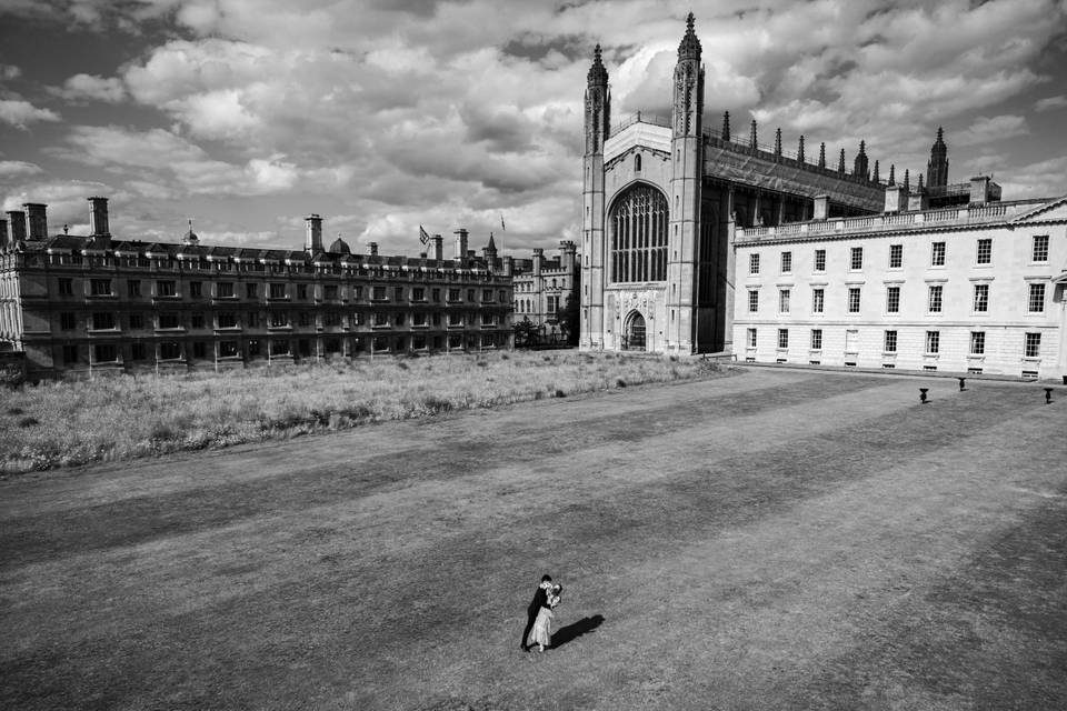 Drone over Kings college