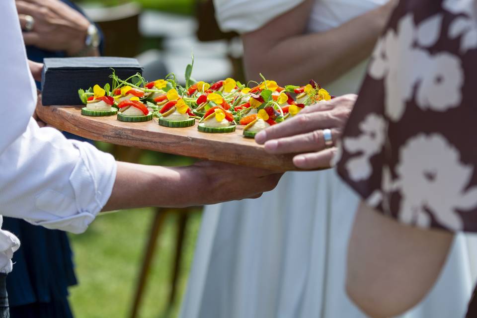 Delicious canapes