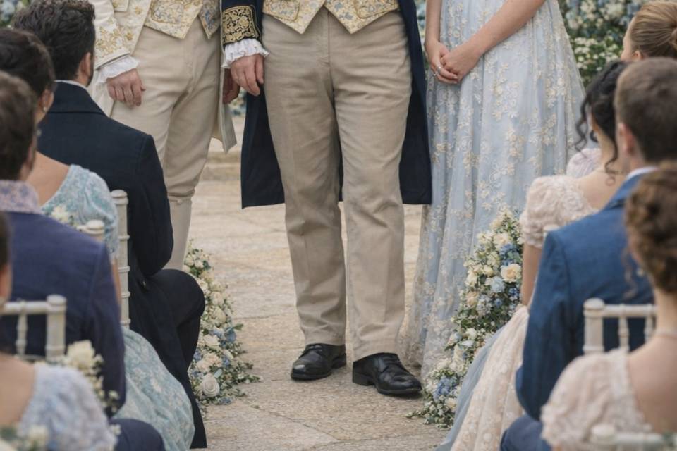 Bridgerton themed ceremony