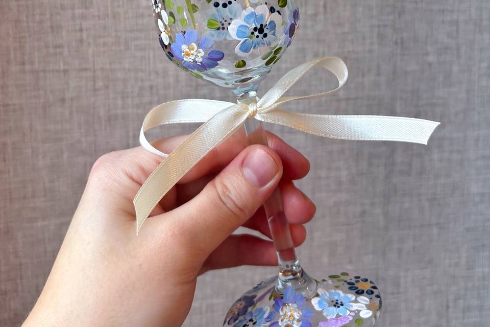 Customised Champagne Flutes