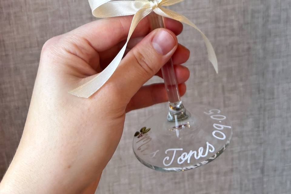 Customised Champagne Flutes