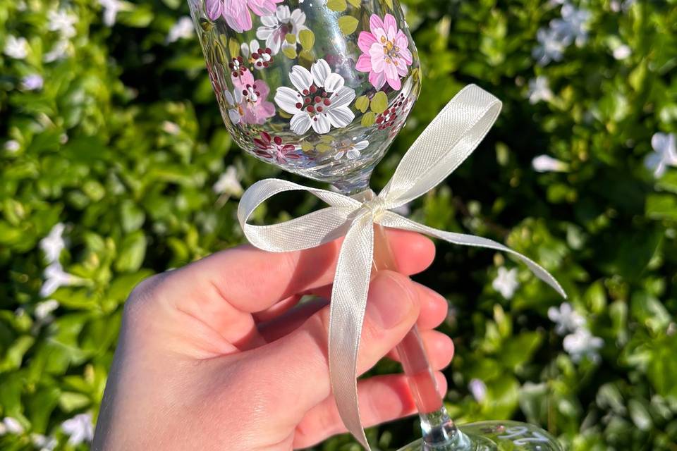 Customised Champagne Flutes