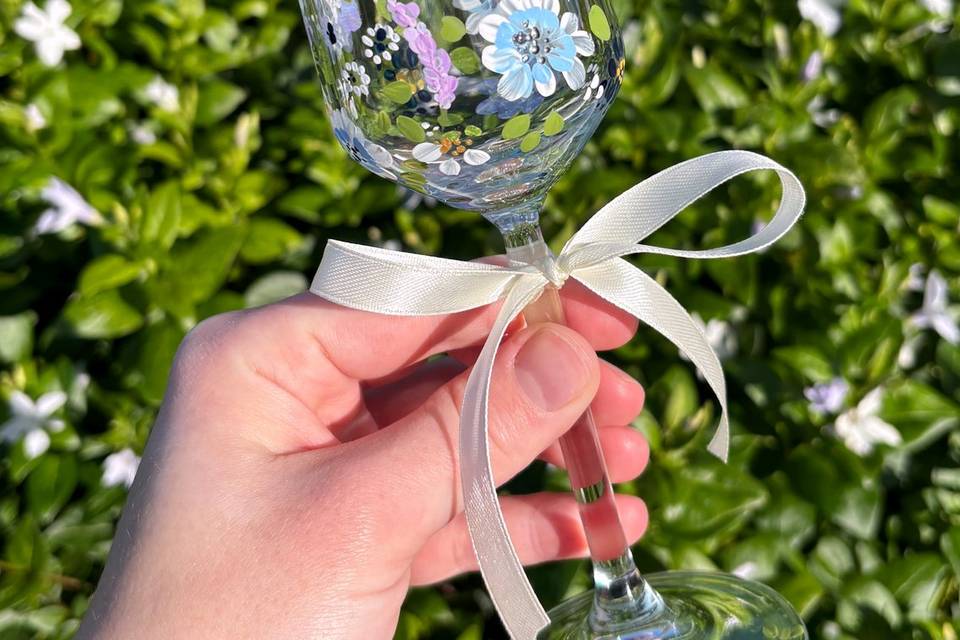 Customised Champagne Flutes