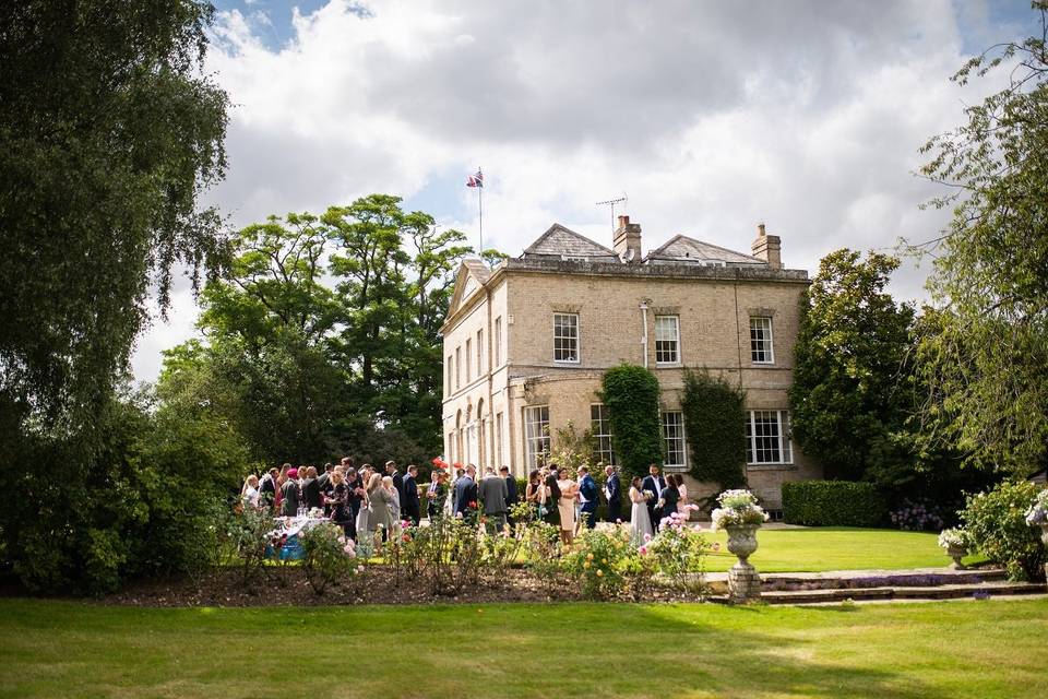 Garden wedding venue essex