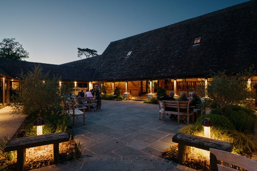 Courtyard at Dusk