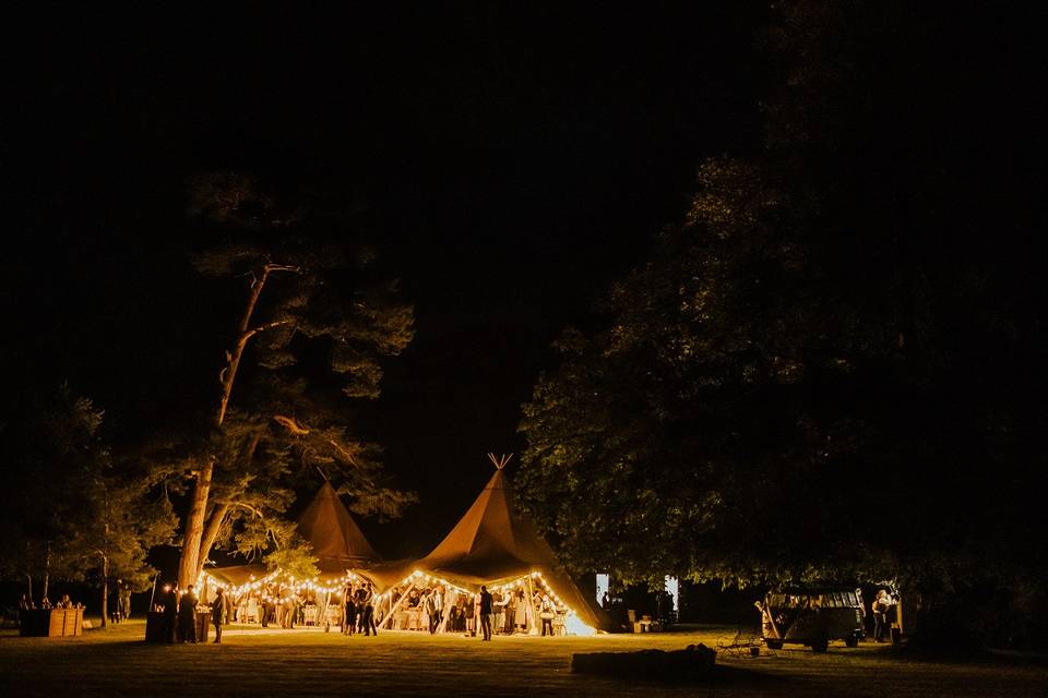 Tipi wedding venue essex