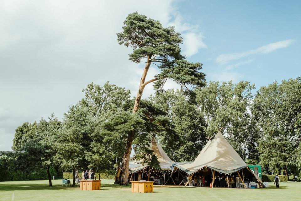 Tipi, barnston lodge