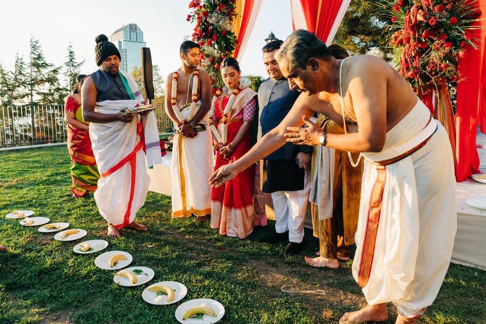 Groom ritual ceremony