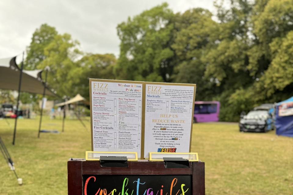 Pride Menu
