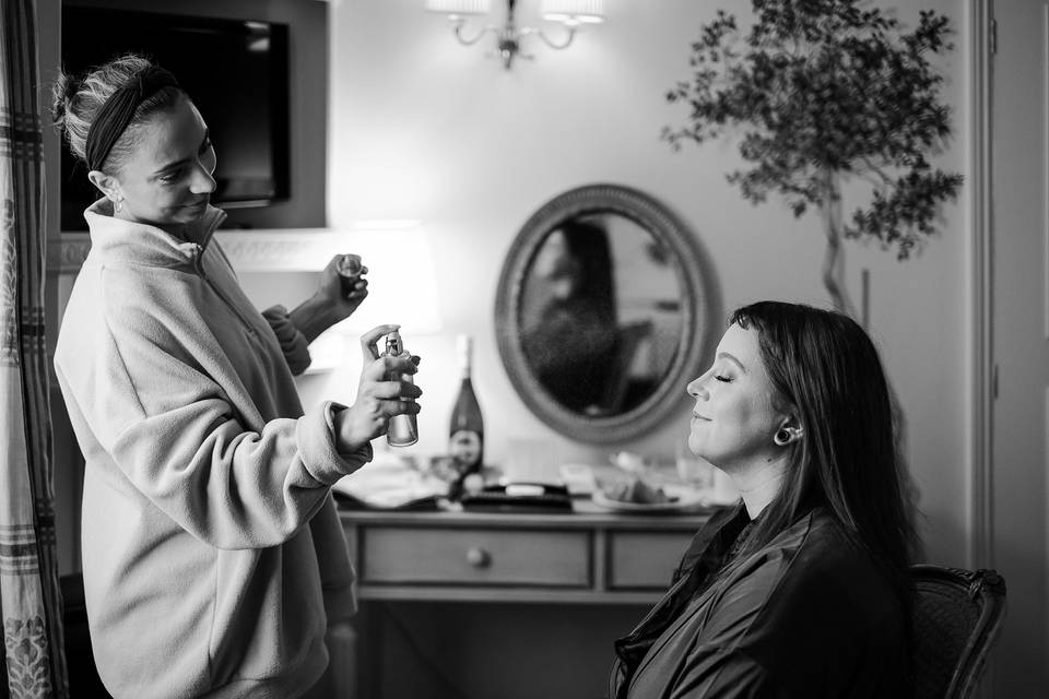 Bridal prep