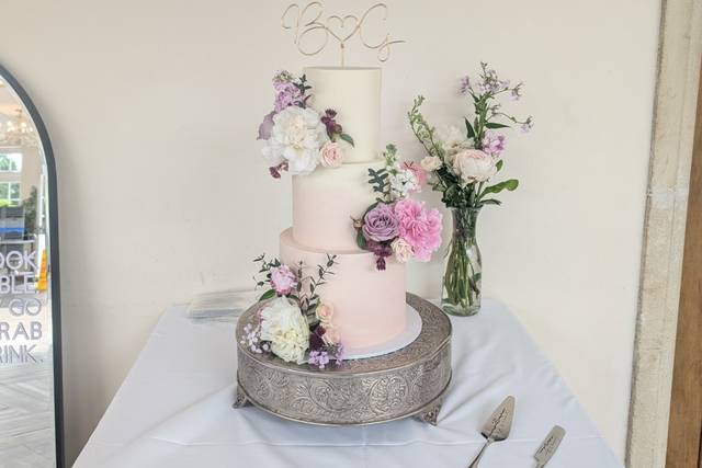 Blush pink ombre
