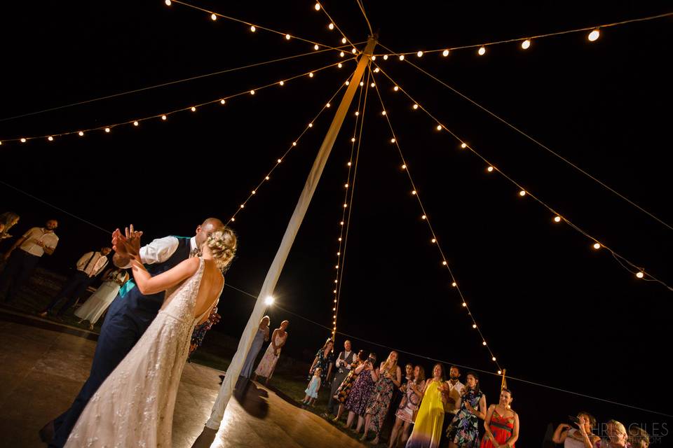 Outdoor event lighting