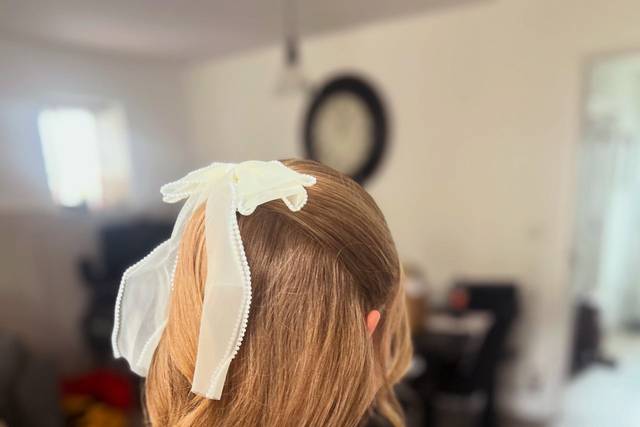 Flower girl half up