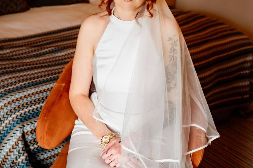 Bespoke bridal hair up