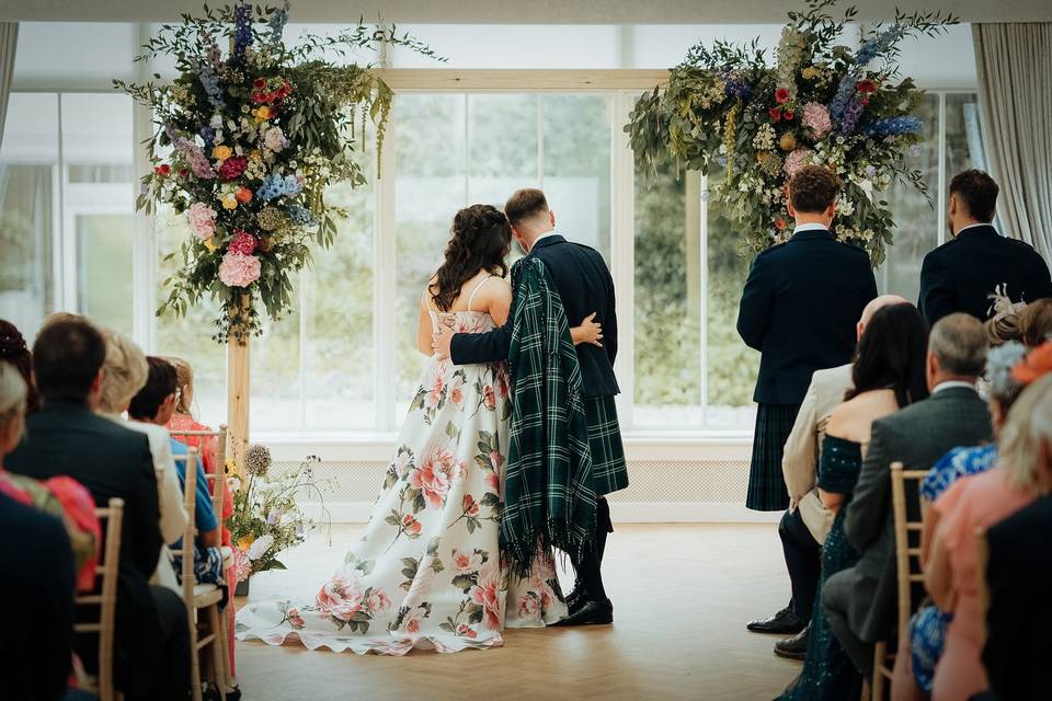 Ceremony Flower Arch