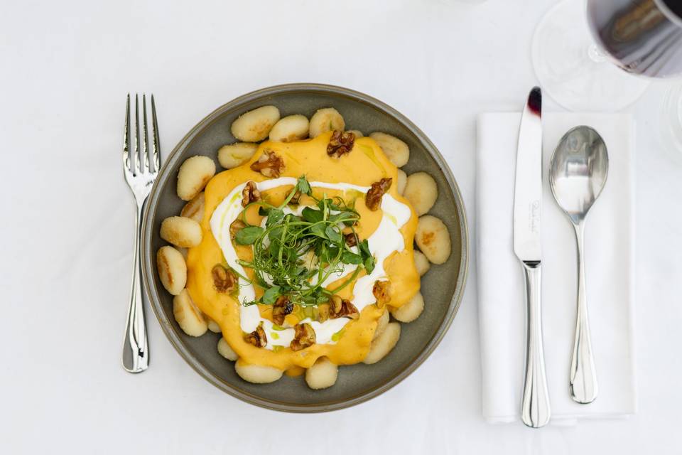 Butternut squash gnocchi