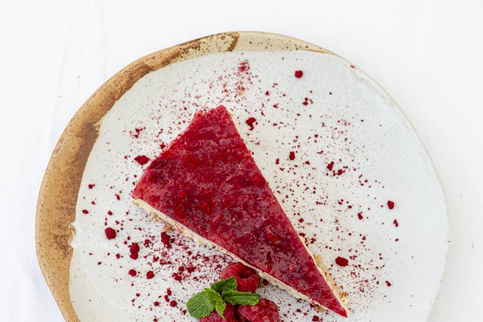 Raspberry cheesecake