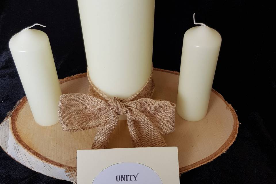 Unity candle ceremony