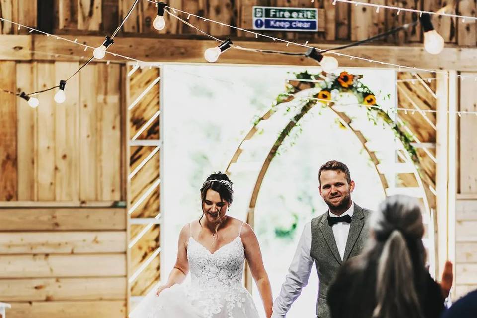 Barn wedding