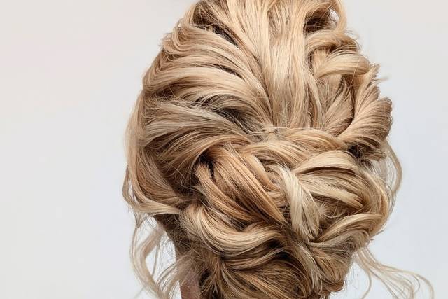 Textured updo