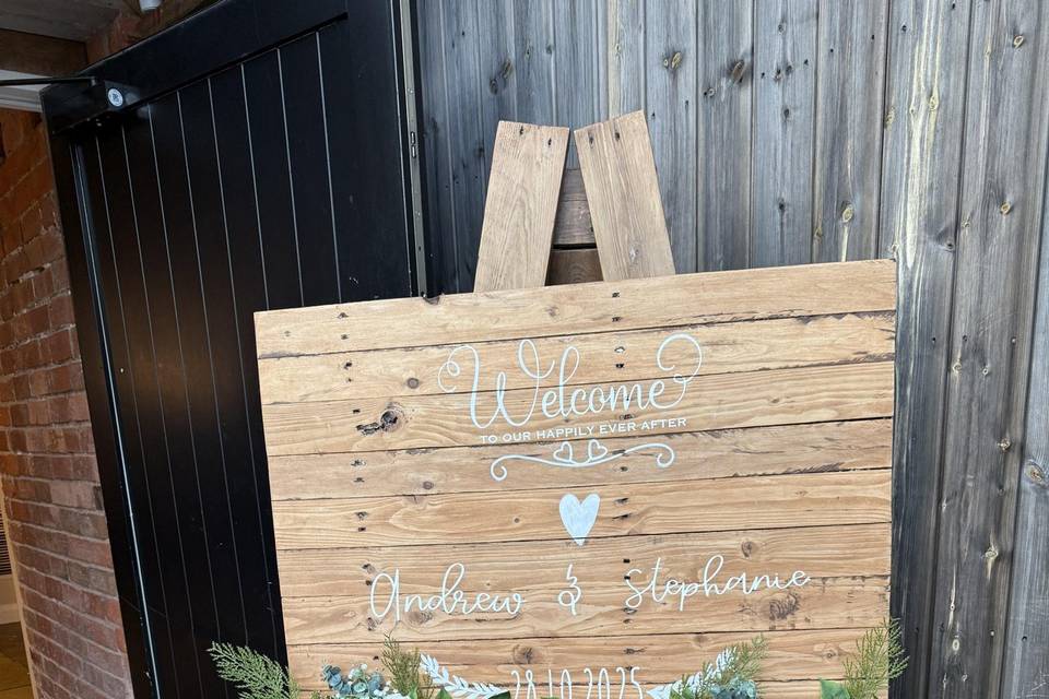 Welcome Sign