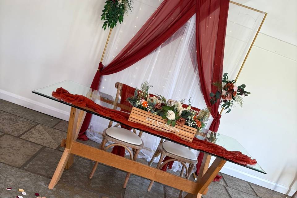 Ceremony Table