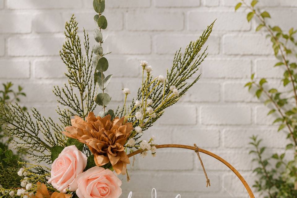 Mini welcome sign