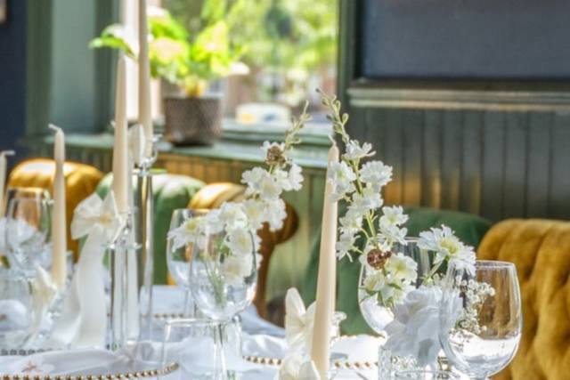 Glass Candlesticks
