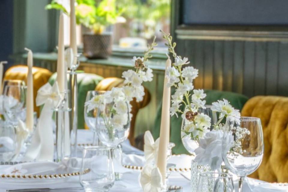 Glass Candlesticks