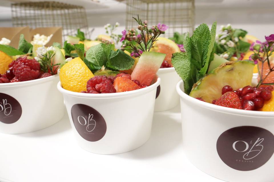 Fruit pots - personalised