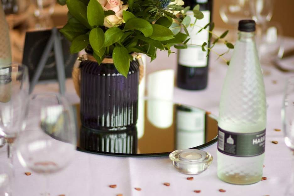 Traditional floral centrepiece