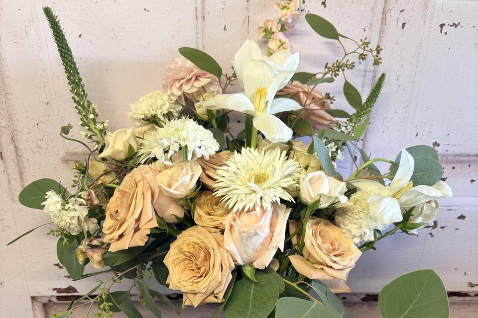 Garden bridal bouquet
