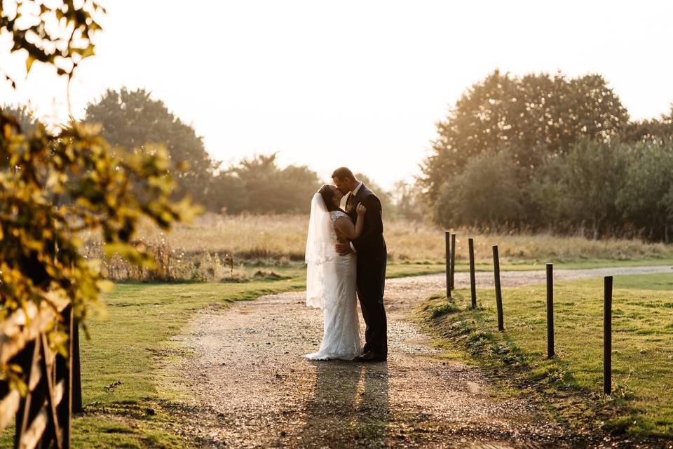 Sunset kiss